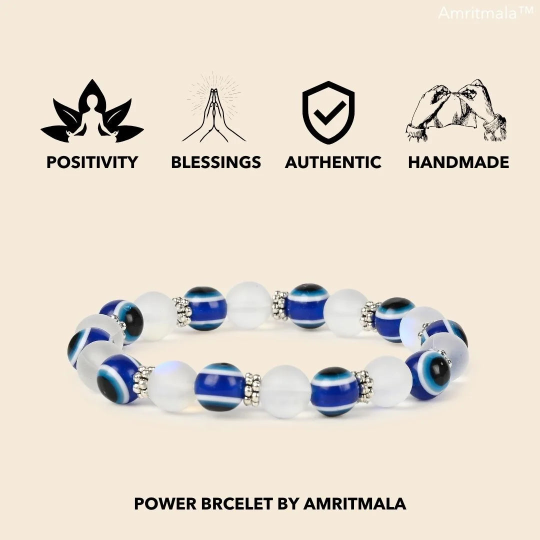 DRISTHI POWER BRACELET BY AMRITMALA (WHITE)