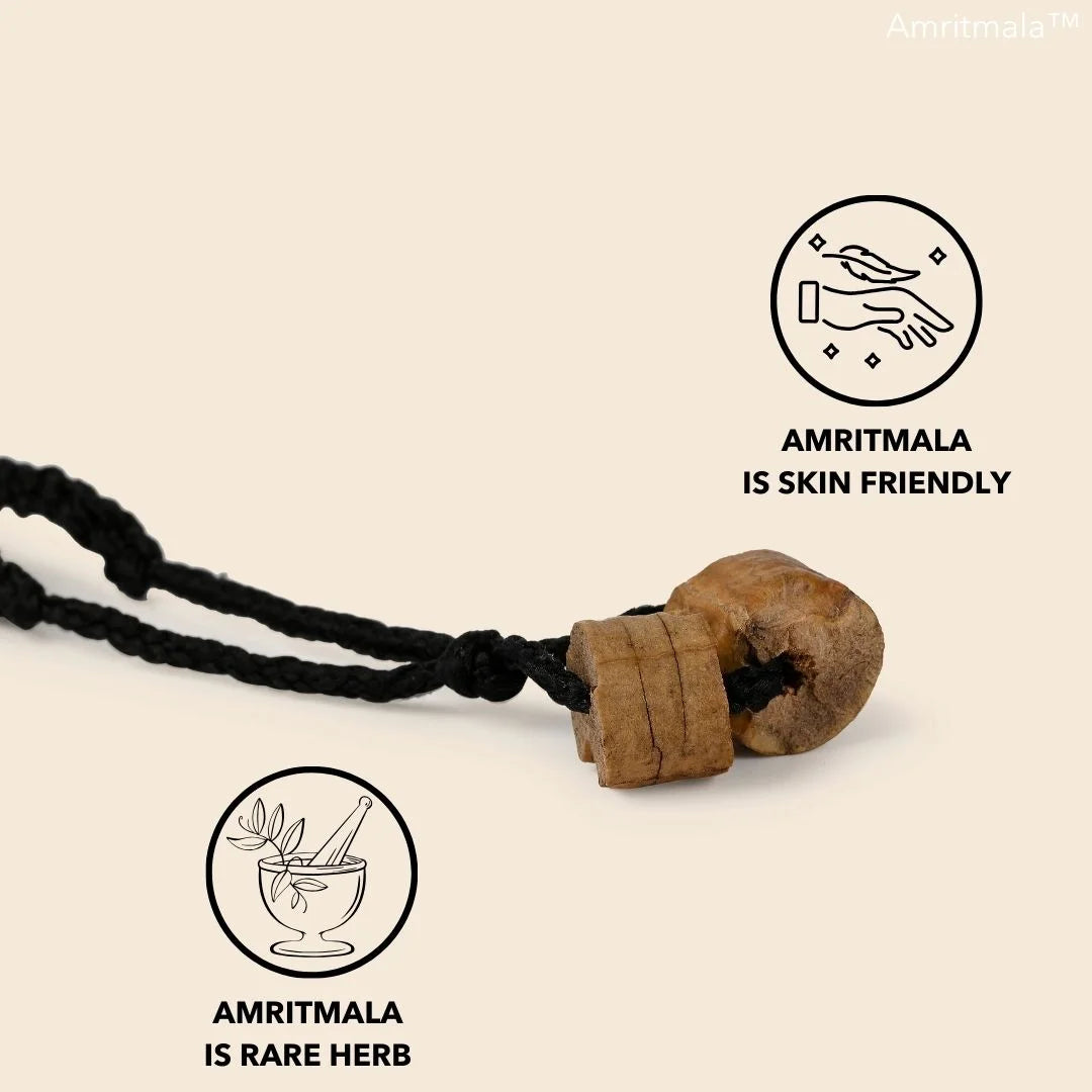 AMRITMALA PURE HERB (BLACK) (FOR CERVICAL PAIN, MIGRAINE, NECK PAIN, SHOULDER PAIN, BACK PAIN, SPONDYLITIS ETC.)(Buy One get one FREE TODAY)